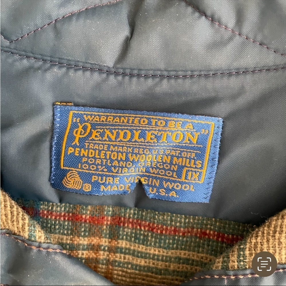 Pendleton Men’s Virgin Wool Button Down Shirt Brown Size 1X Made in USA - Picture 6 of 6